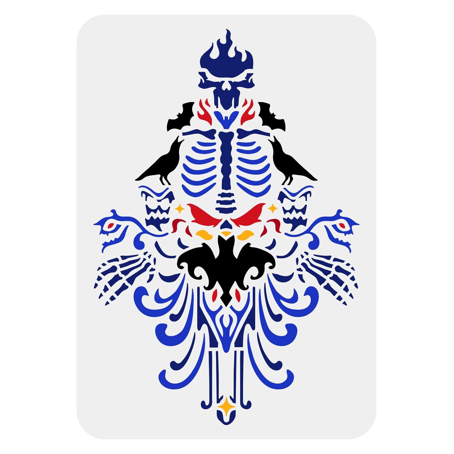 skeleton stencil
