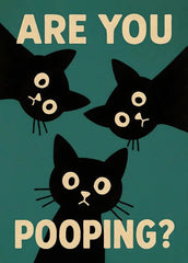 funny cat wall decor