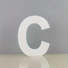 Standing Letter PVC Block for DIY Art & Craft Projects, Pack of 1, Alphabet & Symbol Display Base – Cliths