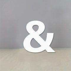Standing Letter PVC Block for DIY Art & Craft Projects, Pack of 1, Alphabet & Symbol Display Base – Cliths