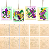 diy mardi gras wood craft base