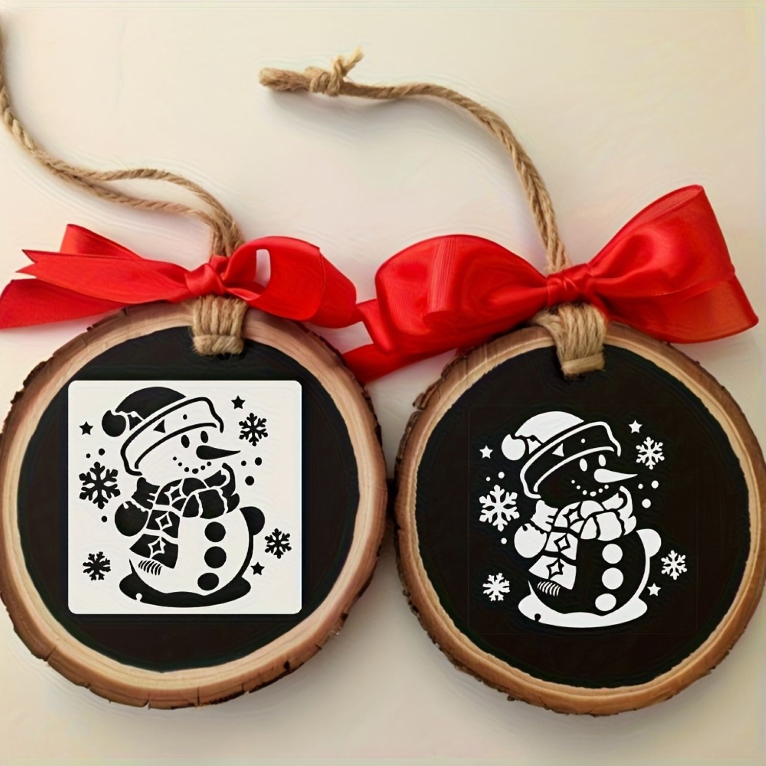 christmas star stencil design