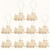 wooden train cutouts for diy crafts