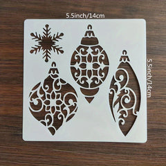 Christmas decor stencil