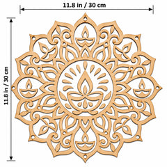 wooden diwali rangoli for painting