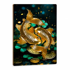 koi fish wall decor for living room