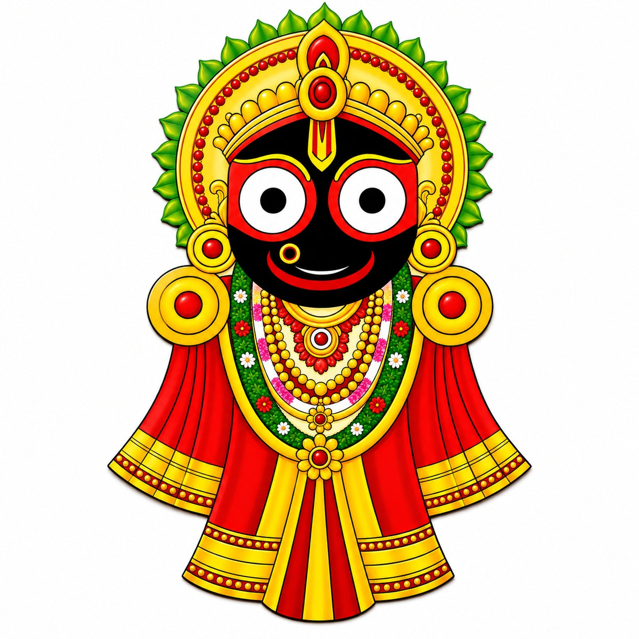 Jagannath wall hanging for pooja room