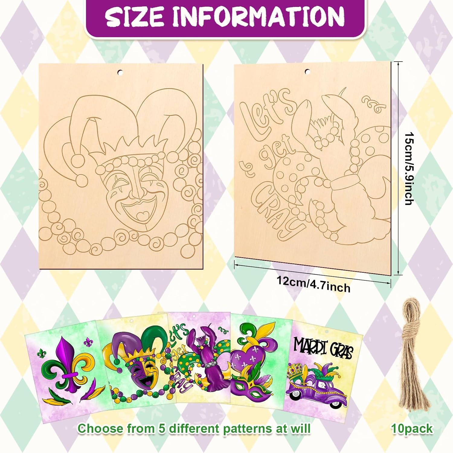 unfinished wooden mask cutouts
paintable butterfly wood shapes
