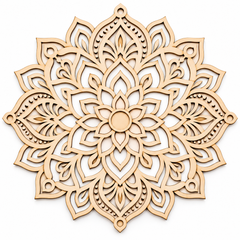 wooden mandala base for art