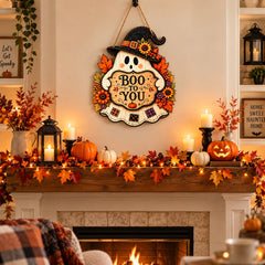 ghost wall hanging Halloween decoration