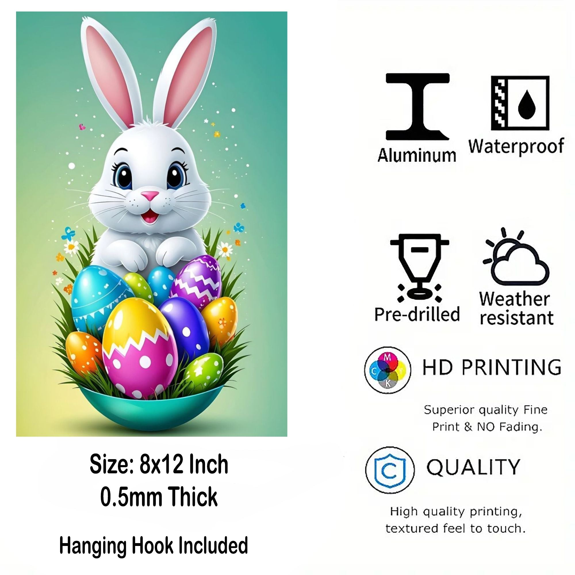 easter bunny wall decor