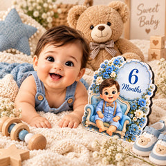 Pack of 13 baby monthly milestone cards