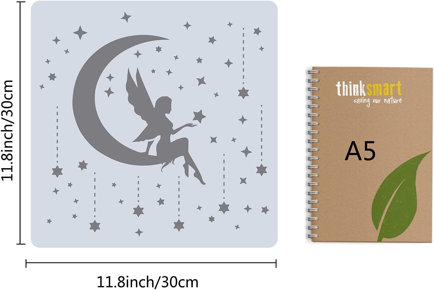 mylar moon painting template