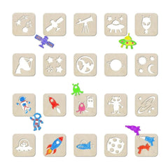 kids art drawing templates