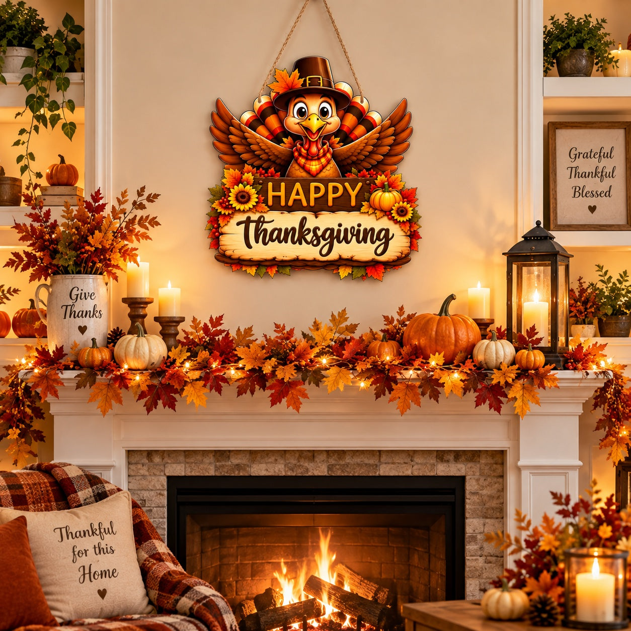 turkey wall hanging fall decoration
