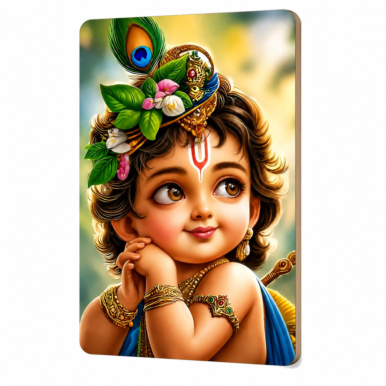 Bal Gopal wall hanging for pooja room