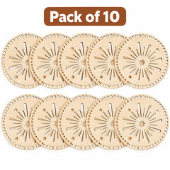 wooden sunburst corona craft boards