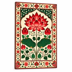 Lotus Floral Traditional Wall Decor