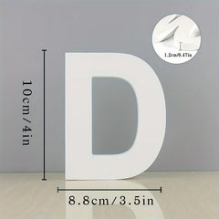 Standing Letter PVC Block for DIY Art & Craft Projects, Pack of 1, Alphabet & Symbol Display Base – Cliths
