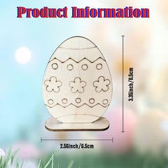 unfinished wood egg cutouts