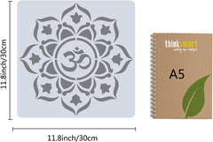 flower mandala stencil for diy art