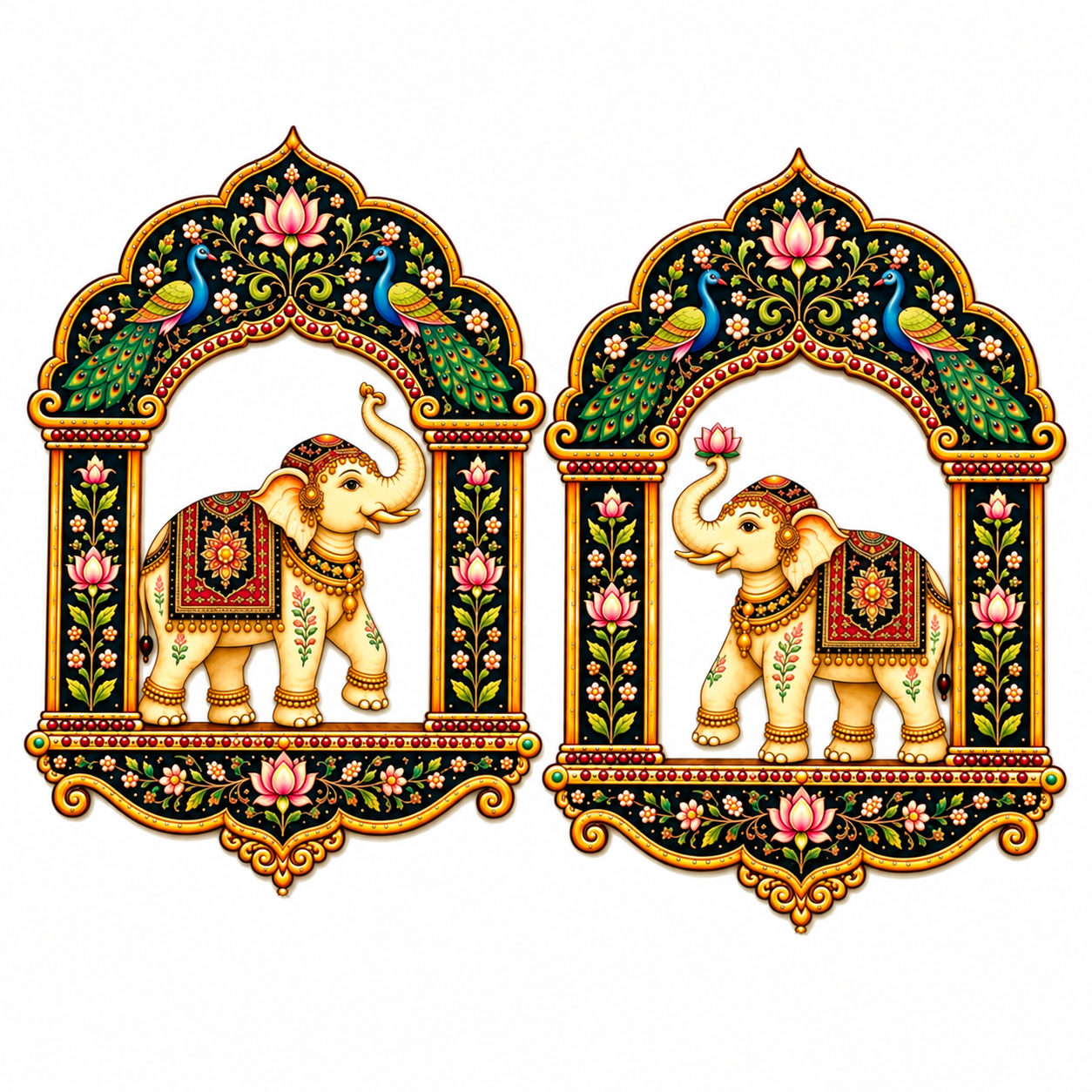 Traditional Rajasthani wall art for living room and hallway