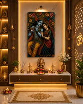 Radha Krishna Wall Painting for Living Room
