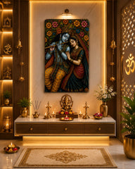 Radha Krishna Wall Painting for Living Room