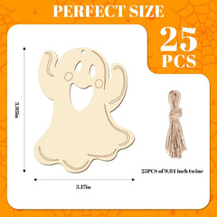 unfinished wood halloween shapes