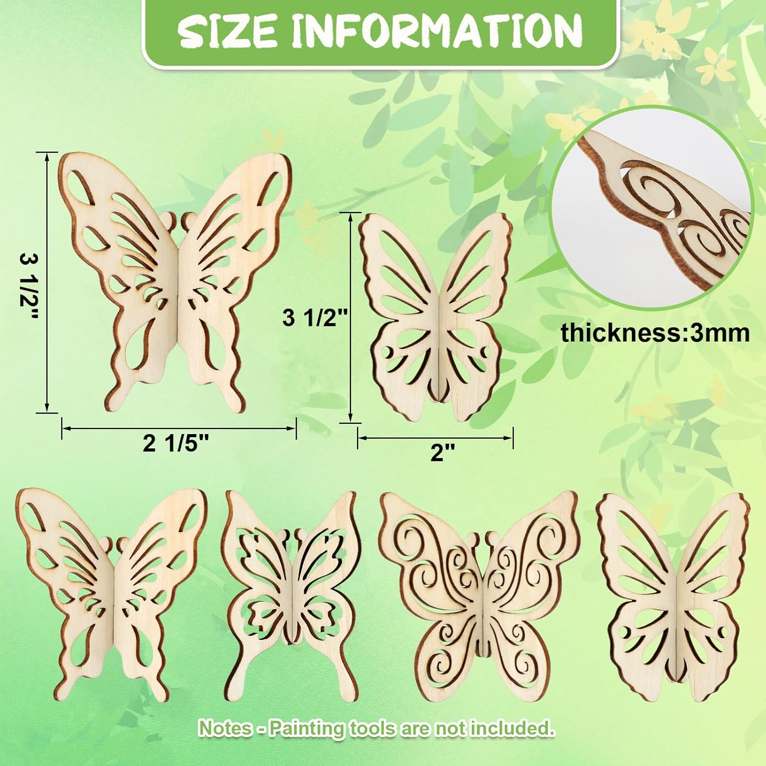 unfinished wood craft shapes