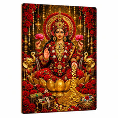 Lakshmi Mata wall painting for living room