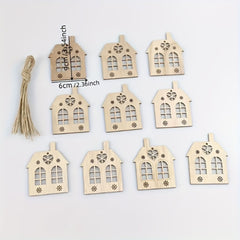 wooden hanging decorations