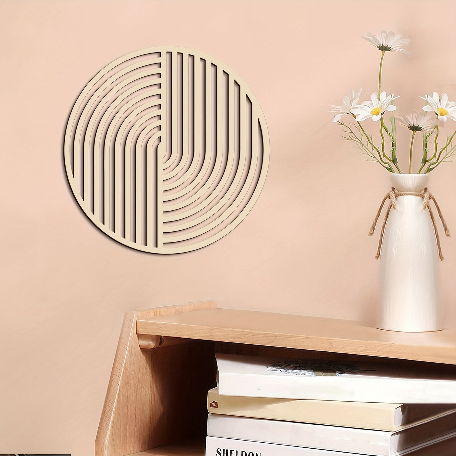 modern bohemian round wall decor