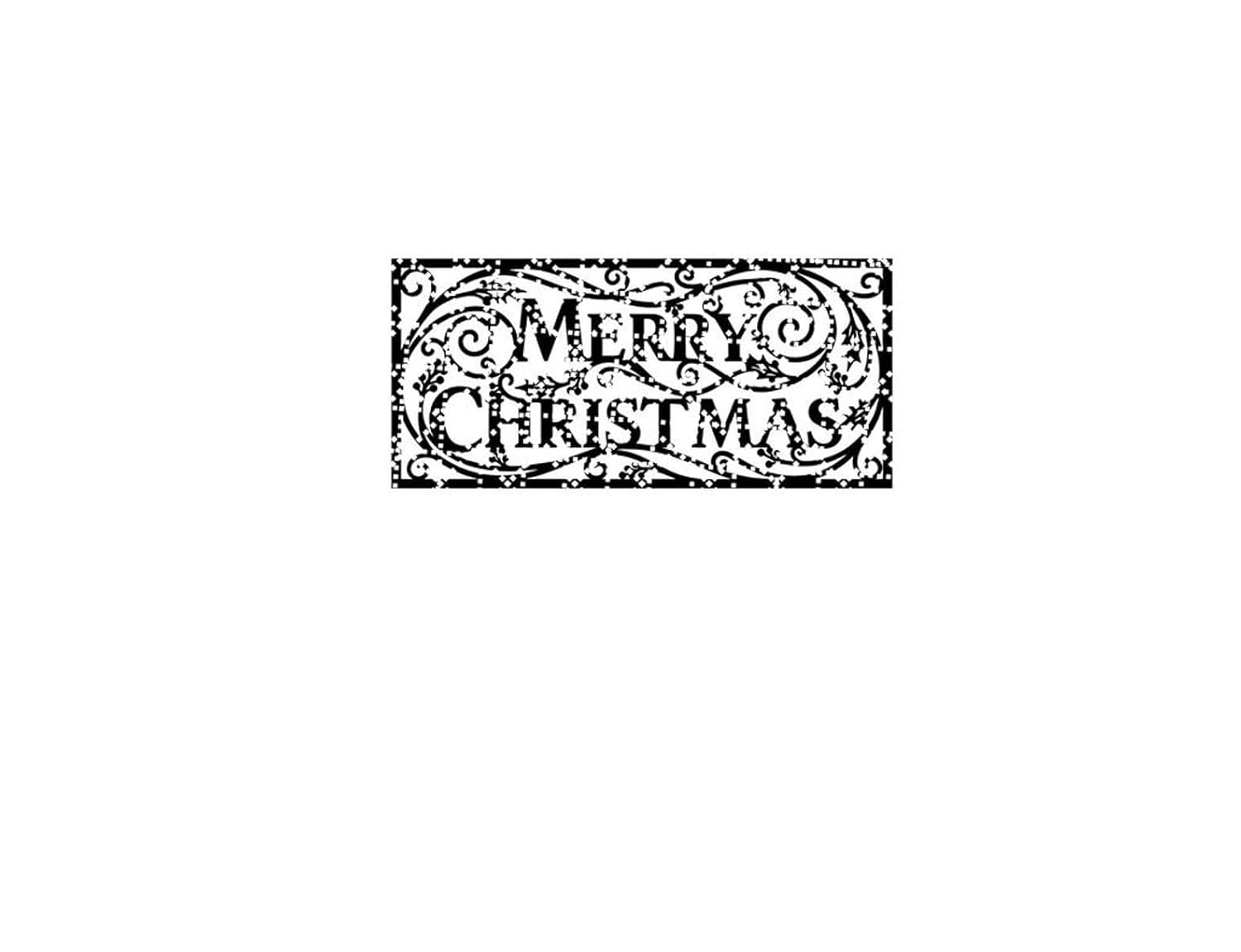 wooden Christmas door hanger 5x10 inch