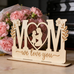 wooden tabletop decoration