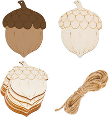 wood pendants for autumn craft