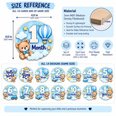 Baby first year milestone cards for photoshoot