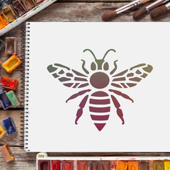 bee stencil for diy crafts