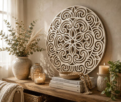 large round wall art for home decoration