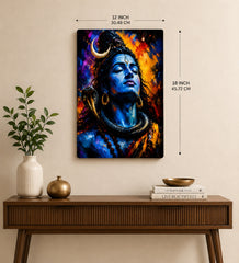 Shiva wall hanging for pooja room