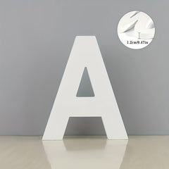 Standing Letter PVC Block for DIY Art & Craft Projects, Pack of 1, Alphabet & Symbol Display Base – Cliths