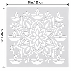 rangoli stencil for diy art and craft