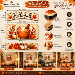 autumn wall hanging set for home