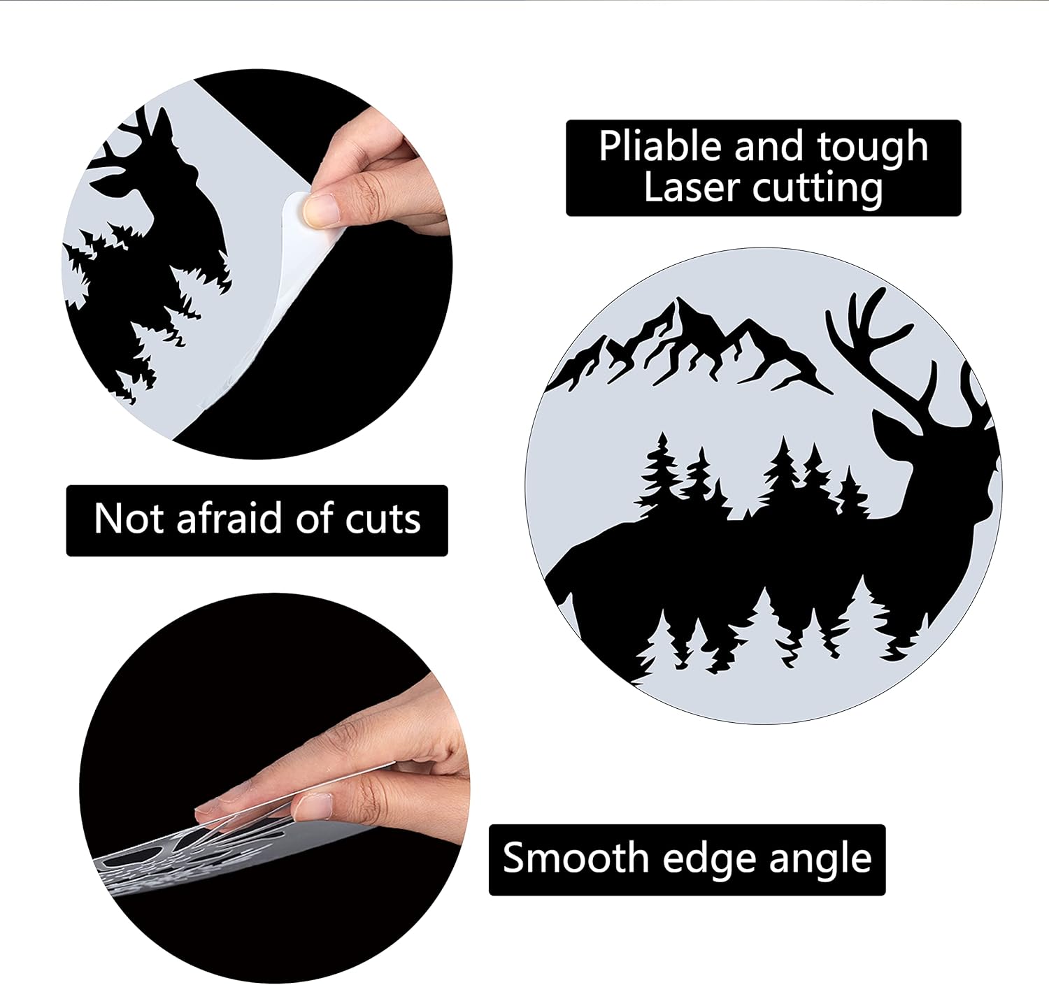 mylar deer painting template