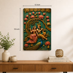 Krishna Wall Painting for Living Room Decoration
