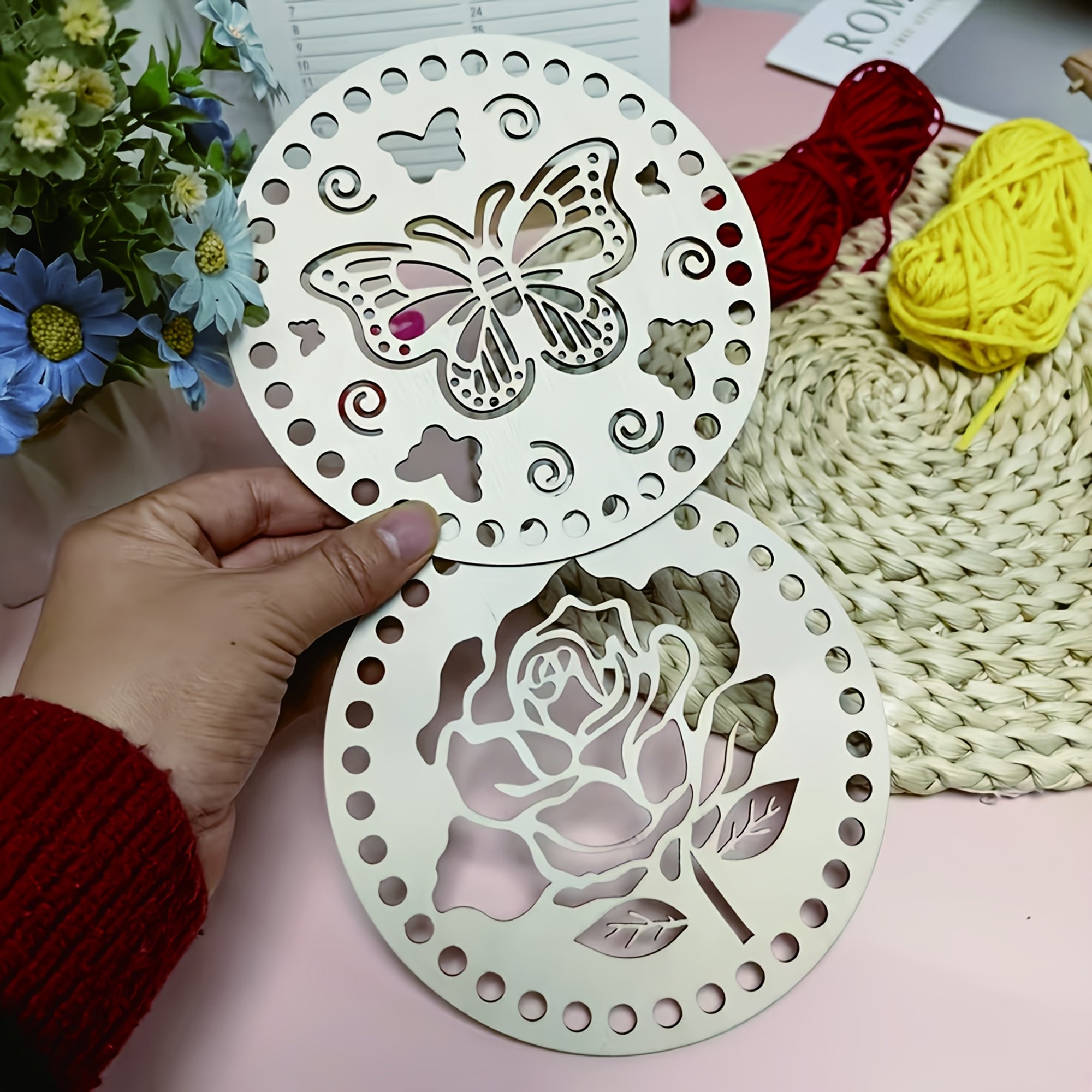 diwali rangoli inspired wooden craft boards for painting
