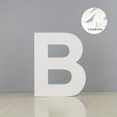 Standing Letter PVC Block for DIY Art & Craft Projects, Pack of 1, Alphabet & Symbol Display Base – Cliths
