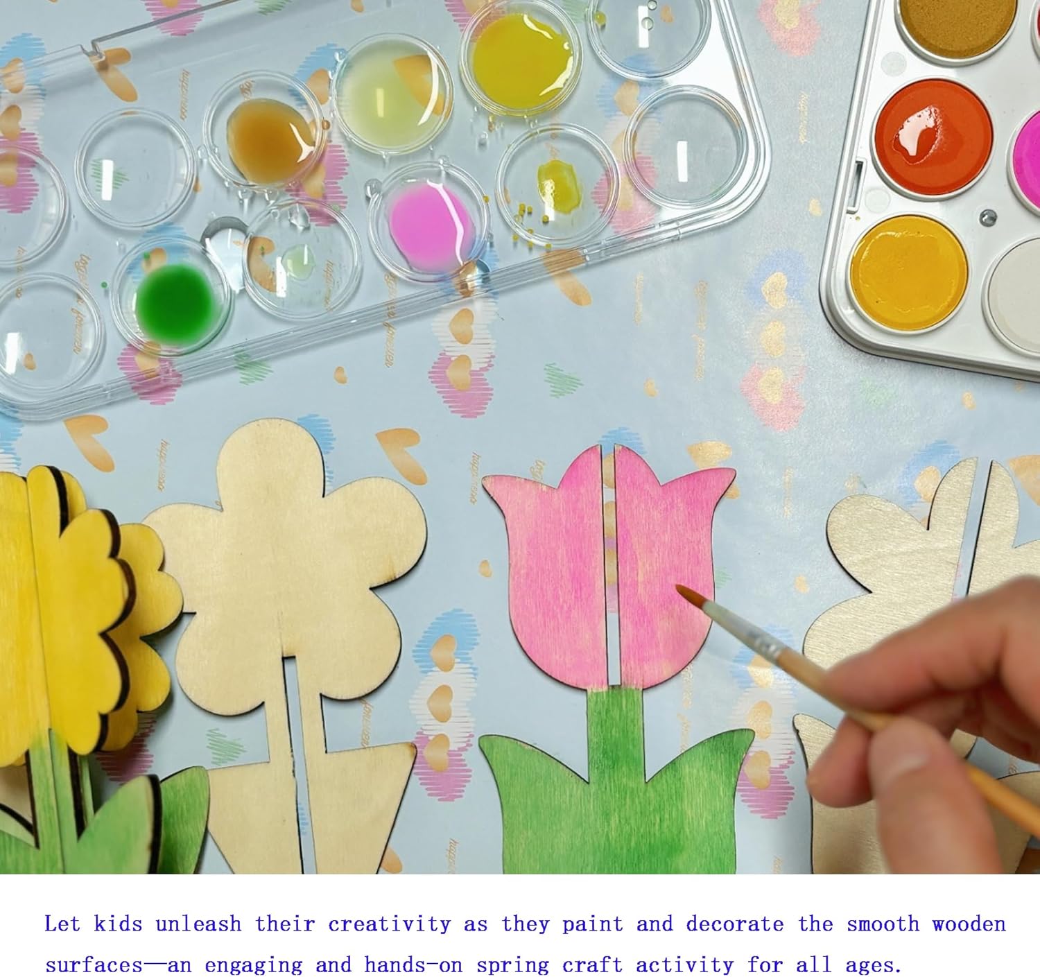 kids diy flower craft