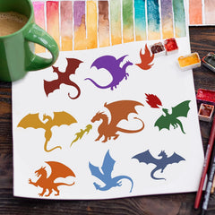 dragon stencil template