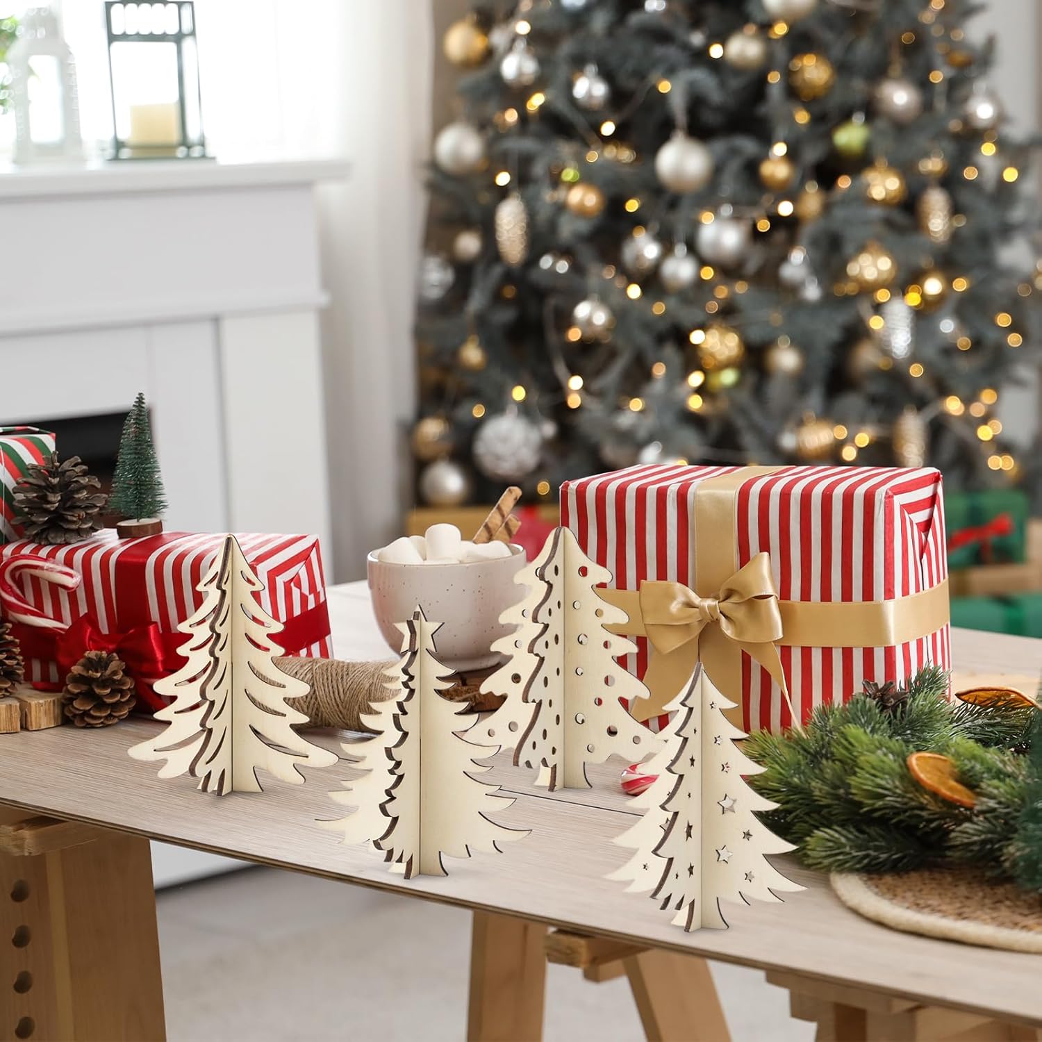 christmas craft wood shapes